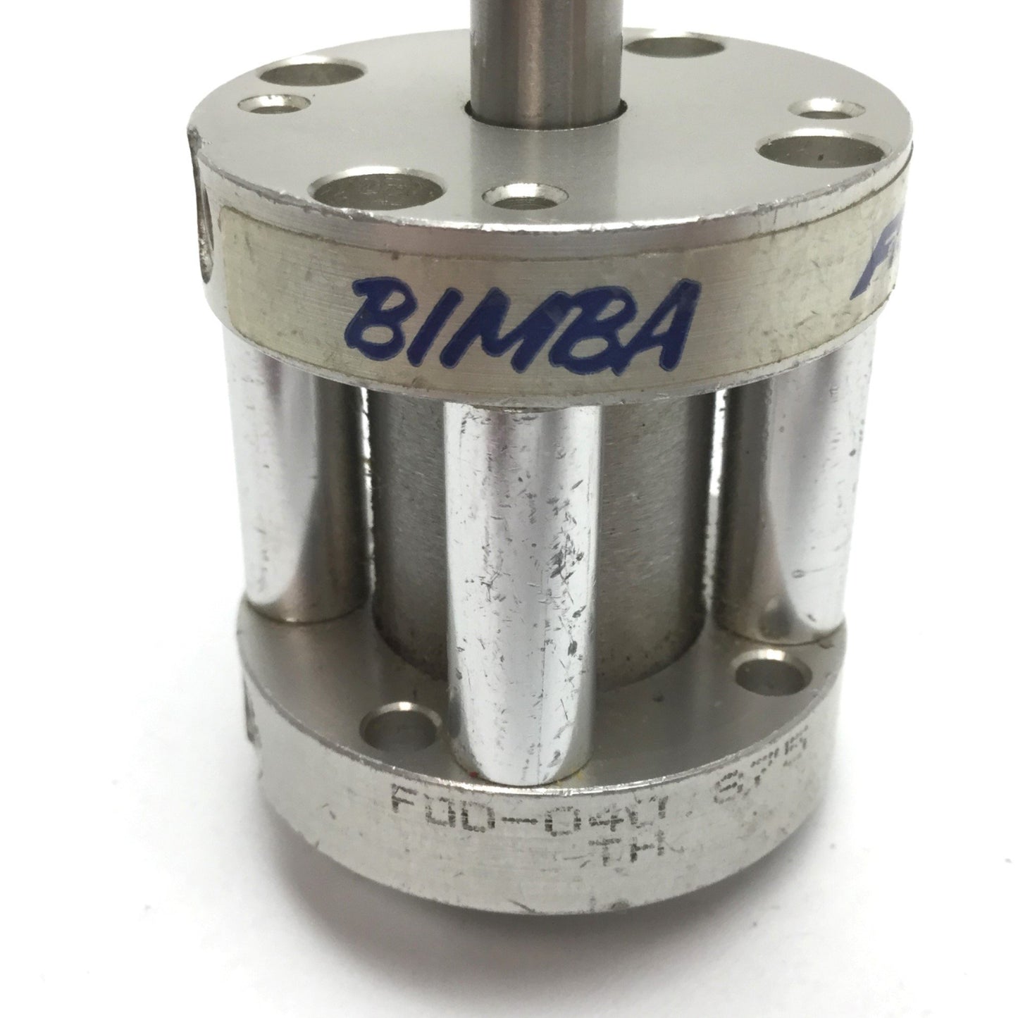 Used Bimba FOD-040.875 Pneumatic Cylinder, Double End Rod, Bore: 3/4", Stroke: 7/8"