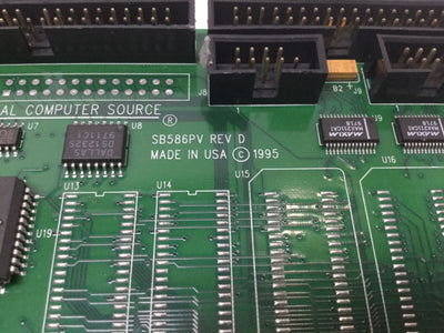 Used ICS SB586PV Single Board Computer PICMG1.0 PCI-ISA SCSI-2 P54CS 200MHz 80MB RAM