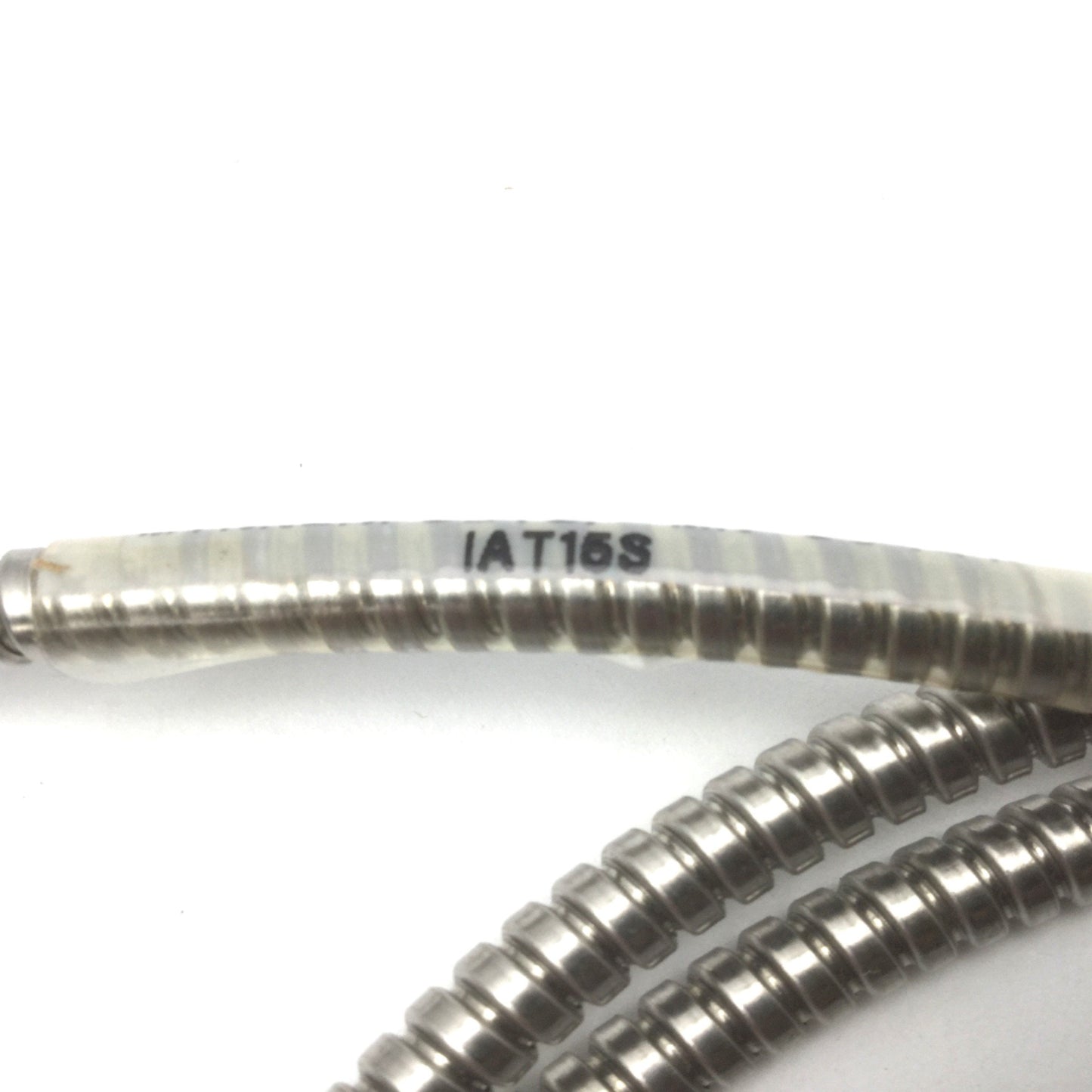 New Banner Engineering IAT15S Glass Fiber Optic Cable Threaded 90ø, 1.6mm Dia, 5Ft