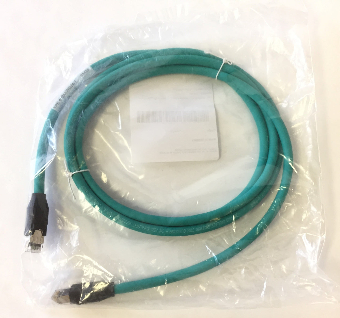 New Murr Elektronik 7700-74718-S4W0200 Shielded Ethernet Cable, RJ45 Male, Length 2M