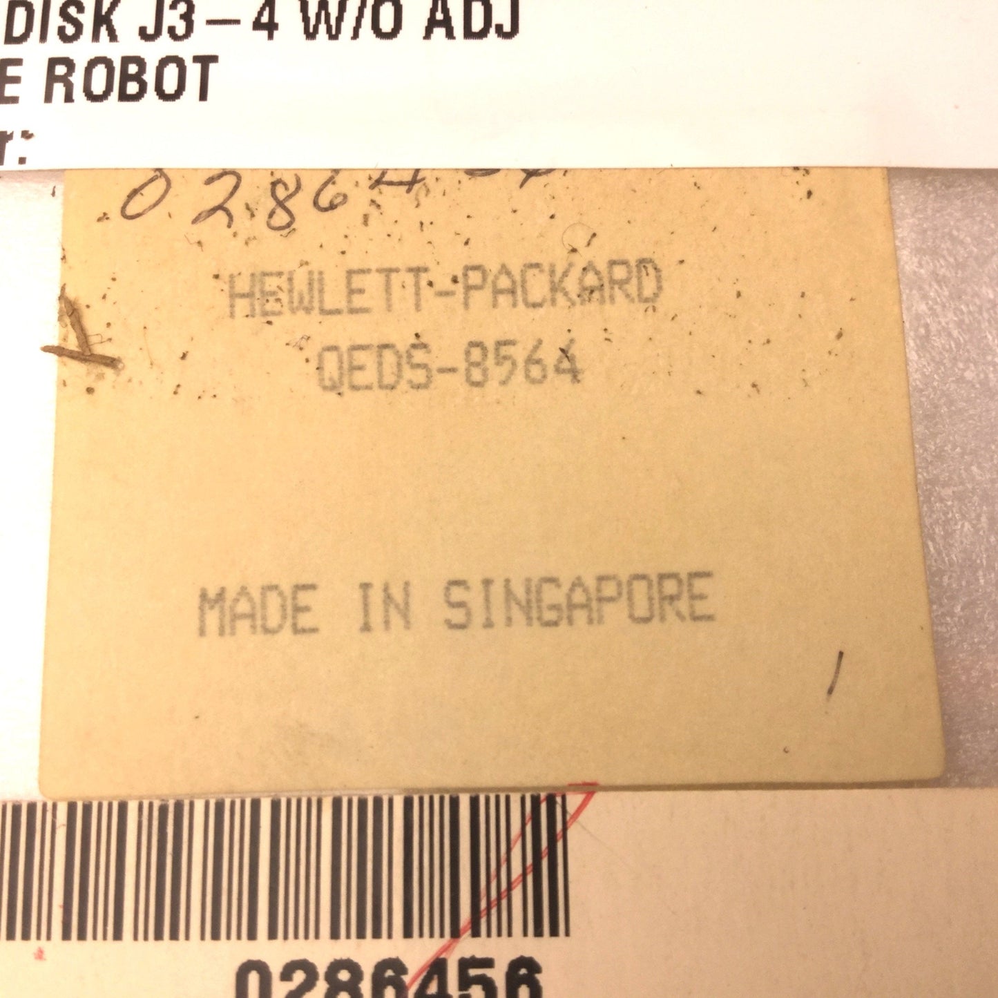 New Hewlett-Packard QEDS-8564 Encoder Disk, w/o Adjuster, HP-D1920-X