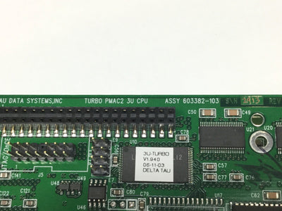Used Delta Tau 603382-103 Turbo PMAC2 CPU UMAC 3U Board Card, USB Communication