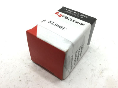 New PBC Linear FLS08E Closed Linear Plain Bearing ID .5" OD .875" Load 1950 lLbs