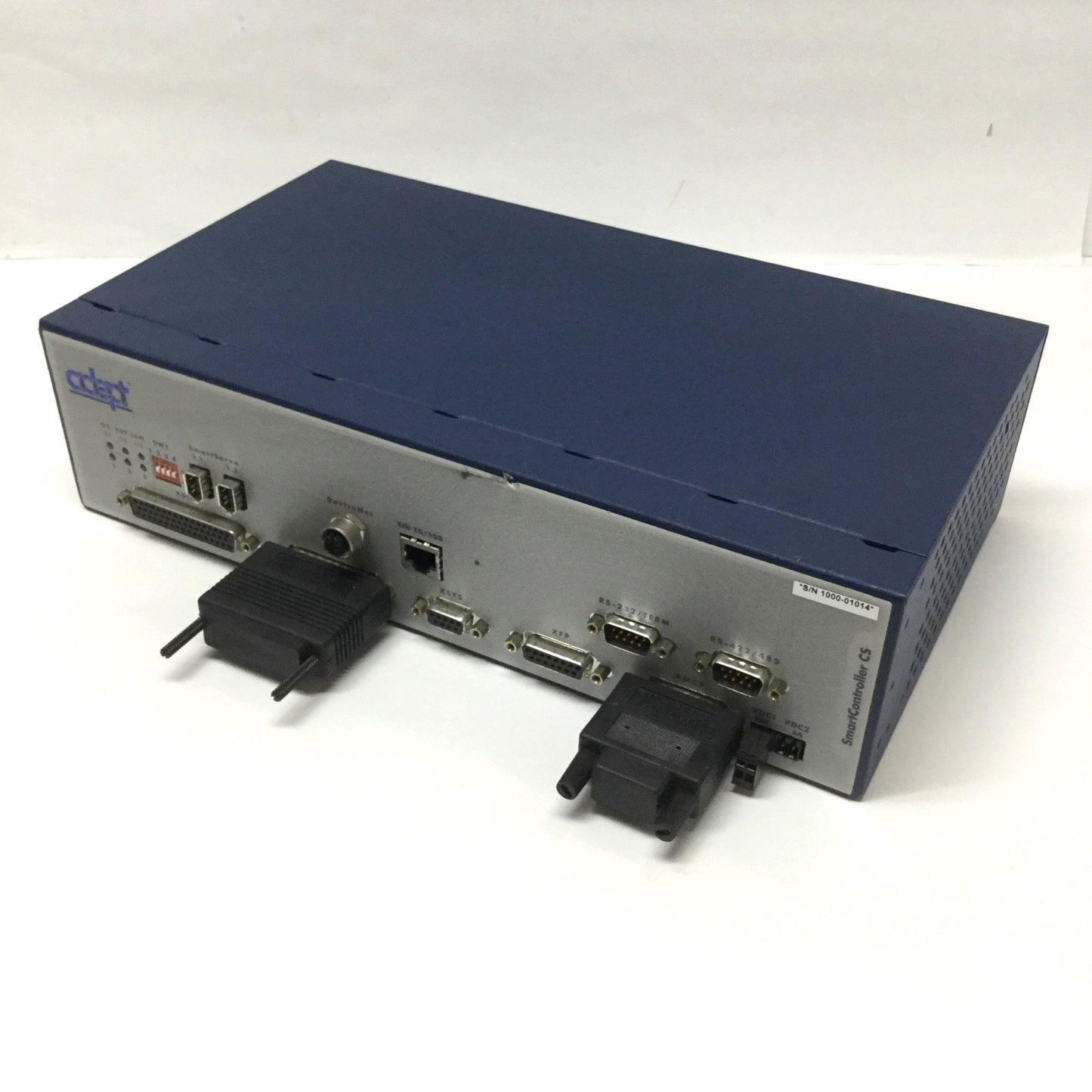 Used Adept 10000-310 Rev G Robot Smart Controller CS, 24VDC 5A, SmartServo, DeviceNet