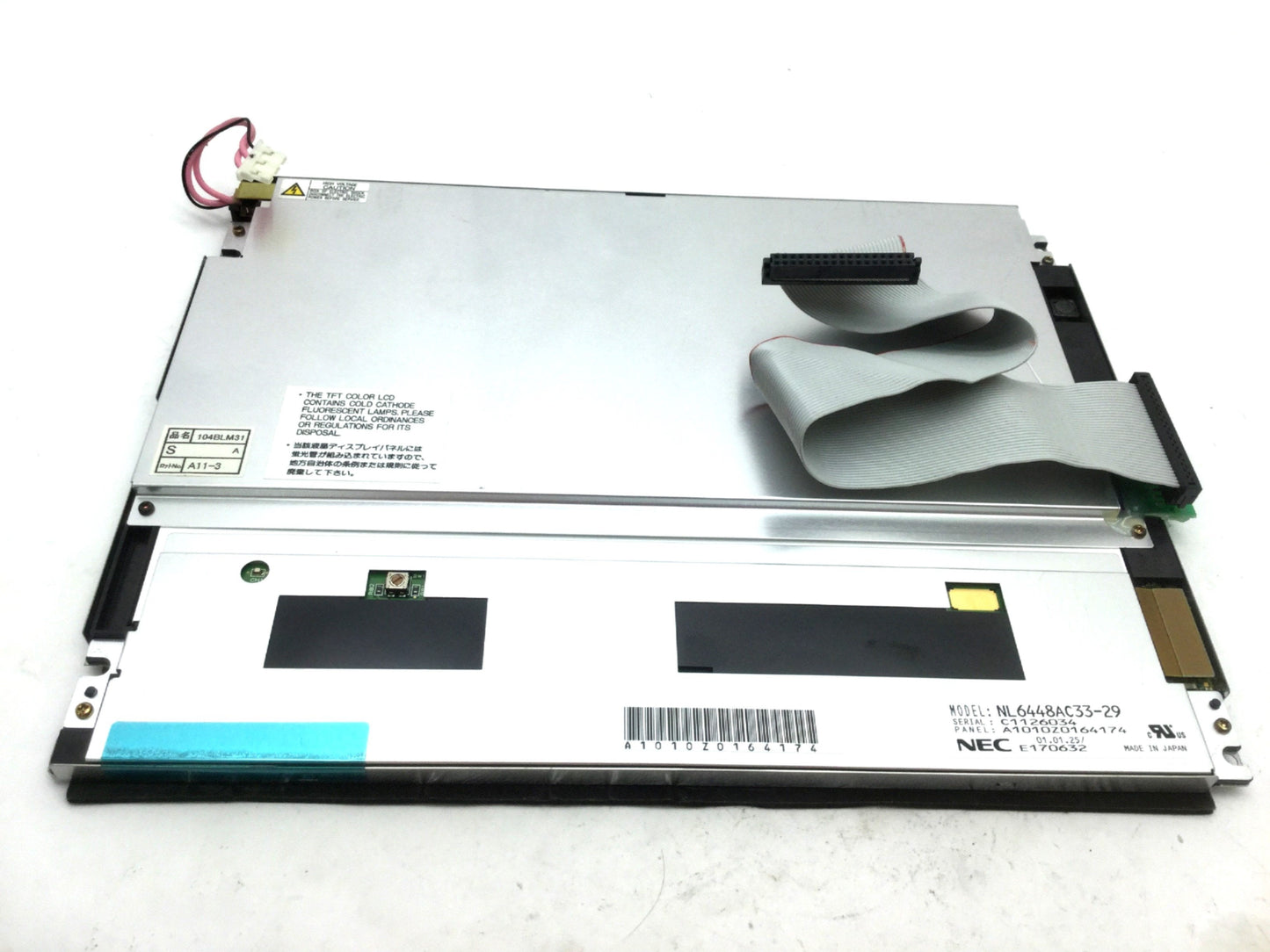 Used NEC NL6448AC33-29 LCD Display Screen Panel 10.4" With Backlight