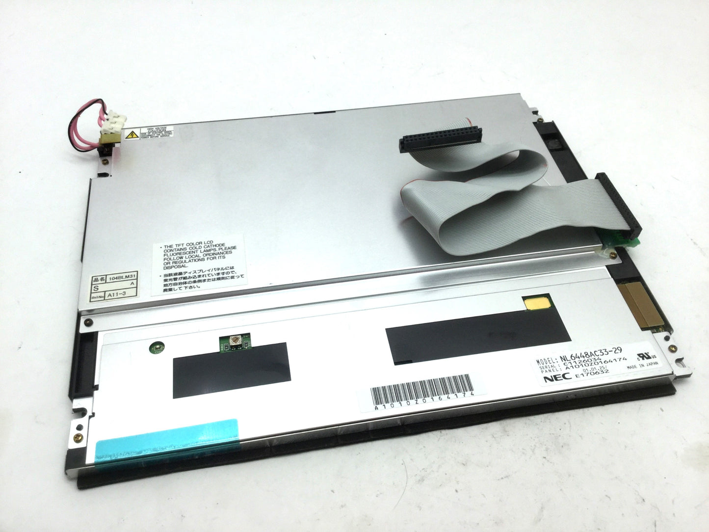 Used NEC NL6448AC33-29 LCD Display Screen Panel 10.4" With Backlight
