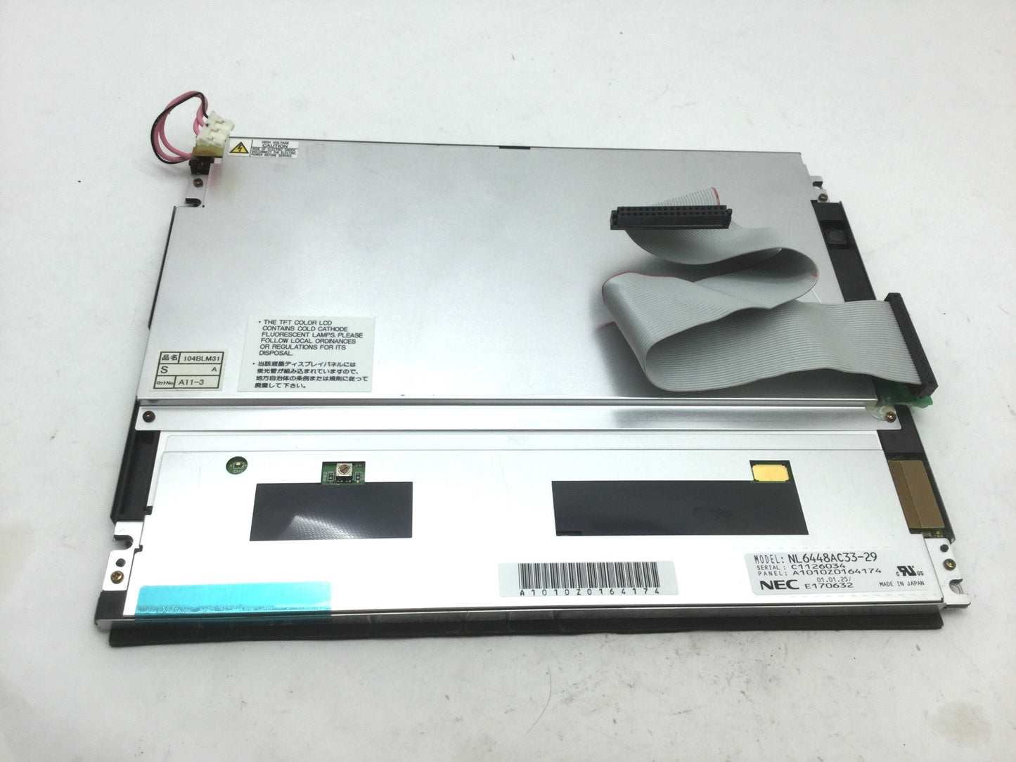 Used NEC NL6448AC33-29 LCD Display Screen Panel 10.4" With Backlight