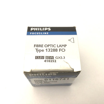 New Philips Focusline Type 13288 FO 410252 Fiber Optic Lamp/Bulb 13.8V 85W GX5.3