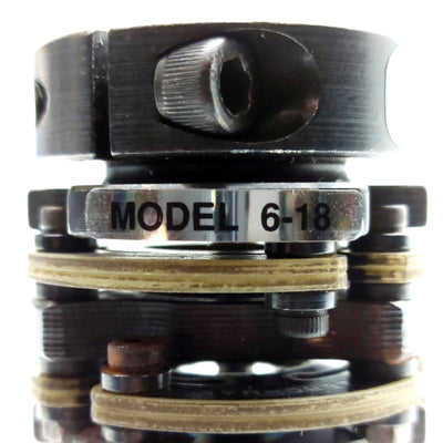 Used ZERO-MAX 6-18 9mm NKW x 15mm KEY Double-Flex Motor Coupler 9/15mm Bore 180in-lbs