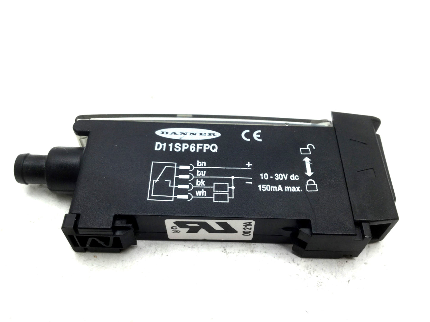 Used Banner D11SP6FPQ Fiber Optic Sensors, Voltage: 10-30VDC PNP Sourcing