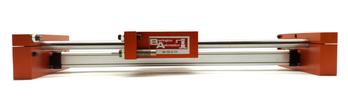 Used Barrington Automation SP-TS-2-10 Pneumatic Slide Table, Stroke: 10", Bore: 0.62"