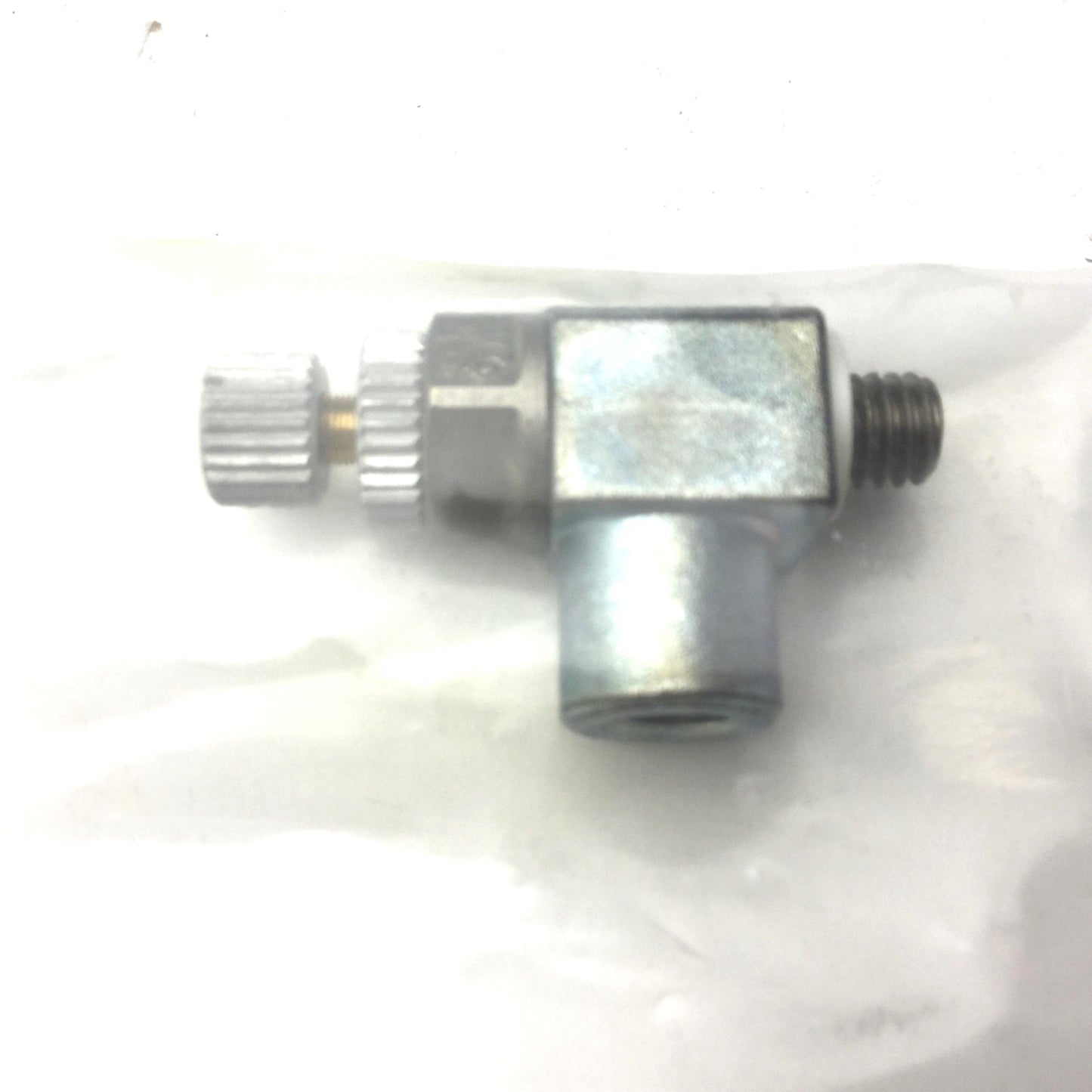 New Festo GRLA-M5-RS-B Exhaust Air Adjustable Flow Control Valve, M5 Fittings