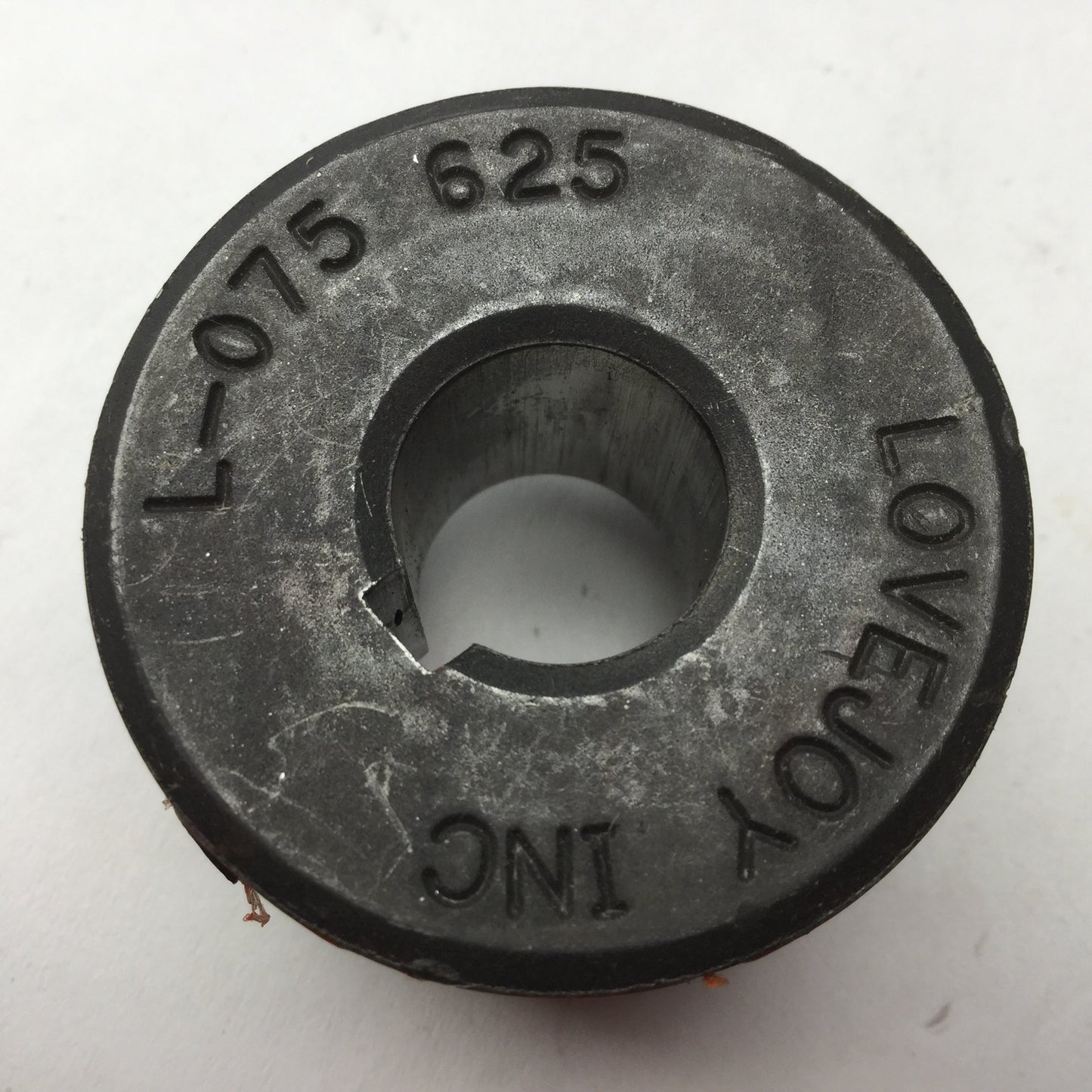 Used Lovejoy L-075 625 Jaw Type Coupling Hub, 5/8 Bore