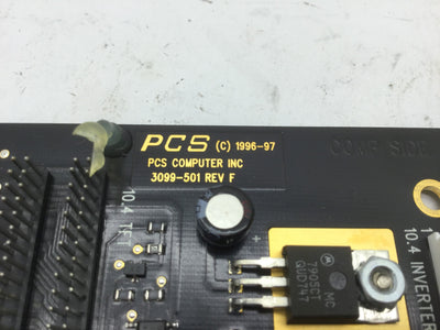 Used PCS Computer 3099-501 Rev F TouchScreen Controller Board