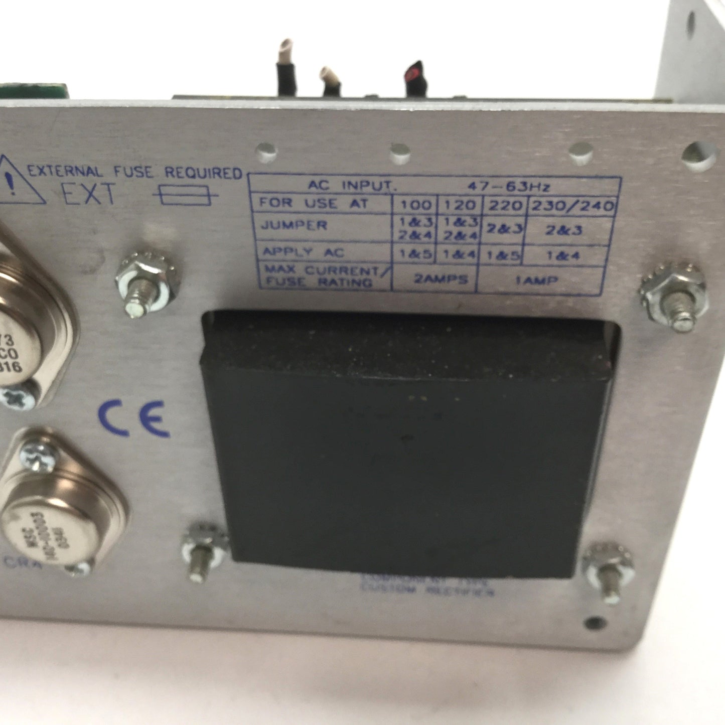 Used Power One HD28-4-A Power Supply, In: 100/120/220/230/240VAC 2/1A, Out: 28VDC 5A