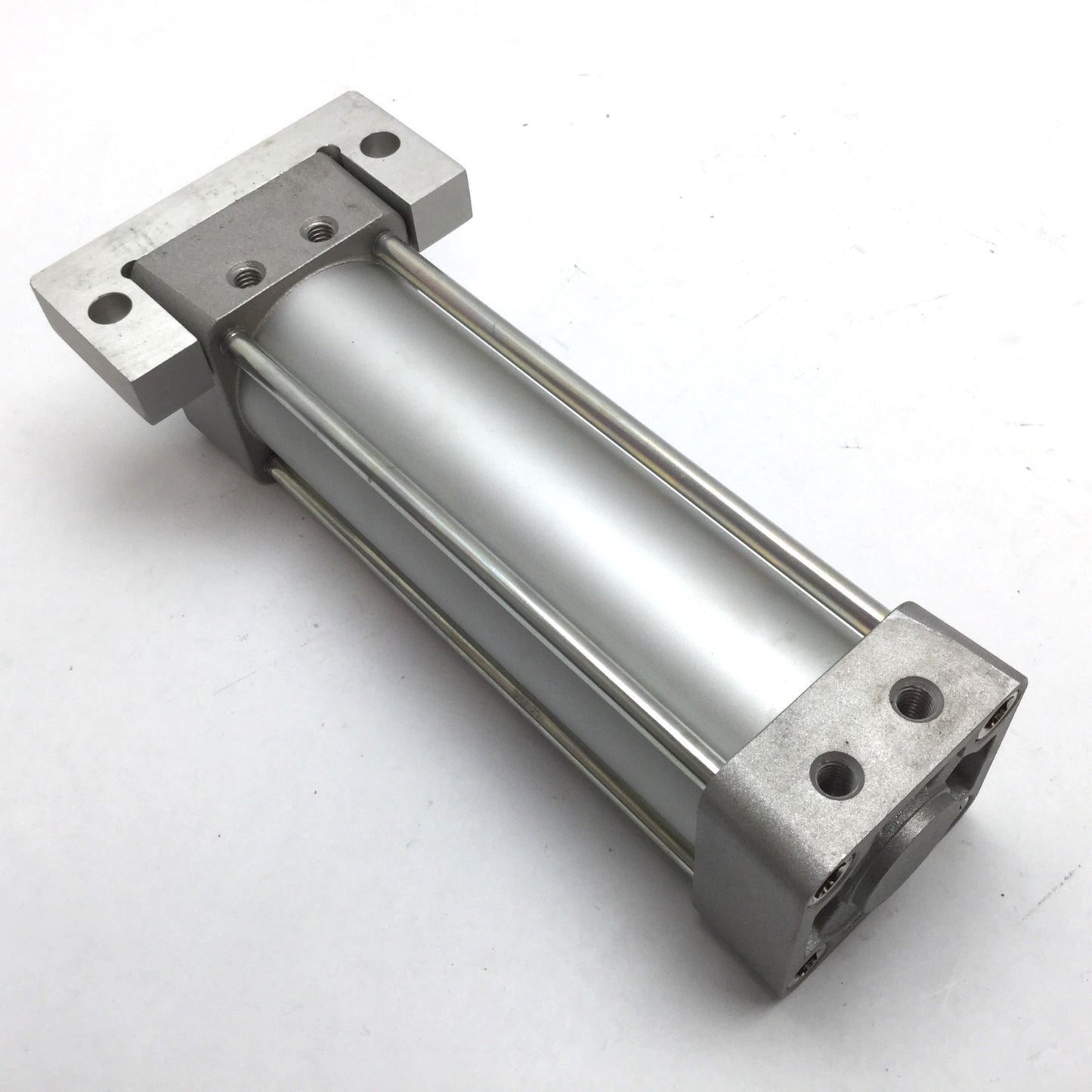Used SMC NCDA1S200-0500 Pneumatic Cylinder, Bore: 2", Stroke: 5", Ports 3/8" NPT