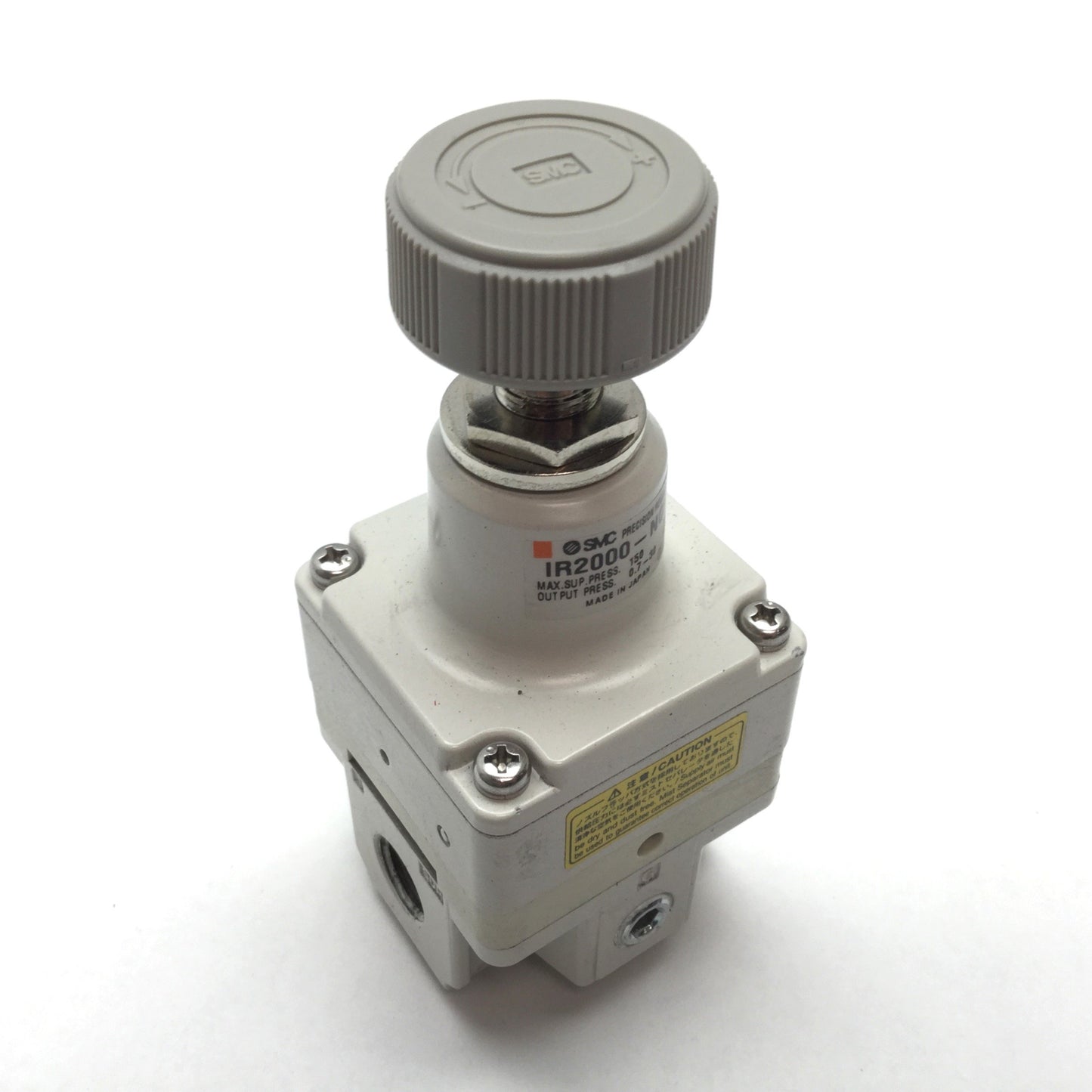 Used SMC IR2000-N02 Precision Pressure Regulator, In 150psi, Out 0.7-30PSI, 1/4" NPT