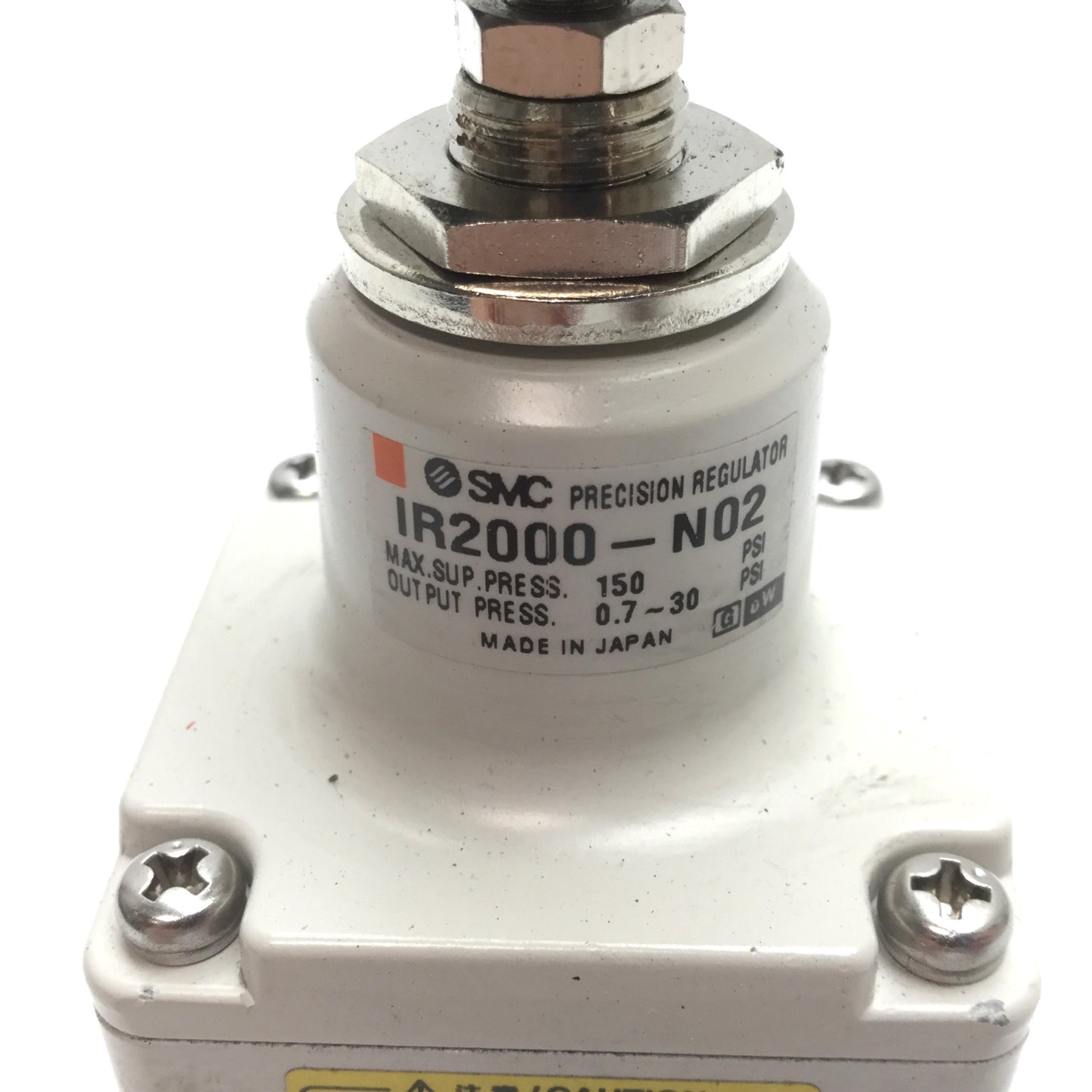 Used SMC IR2000-N02 Precision Pressure Regulator, In 150psi, Out 0.7-30PSI, 1/4" NPT