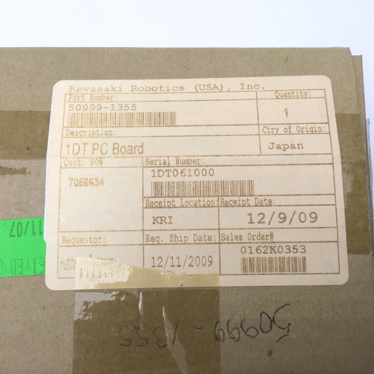 New Kawasaki Robotics Genuine Parts 50999-1355 1DT061000 1DT PC Board