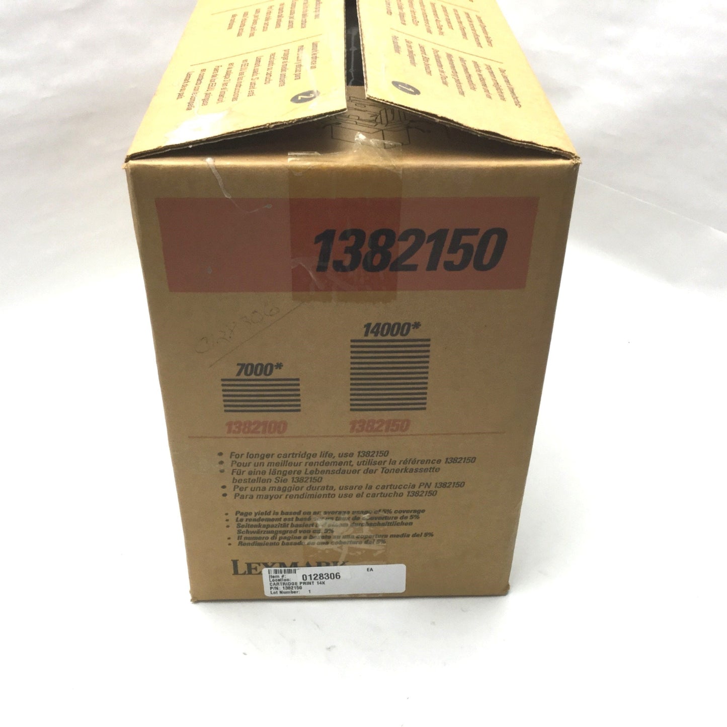 New Other Lexmark 1382150 Diamond Fine Black Print Cartridge 14,000 Page Yield, 1,200DPI