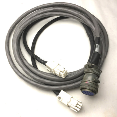 Used Adept 10554-00200 Robot Motor Power Cable, 16 Feet Long, Rev. D