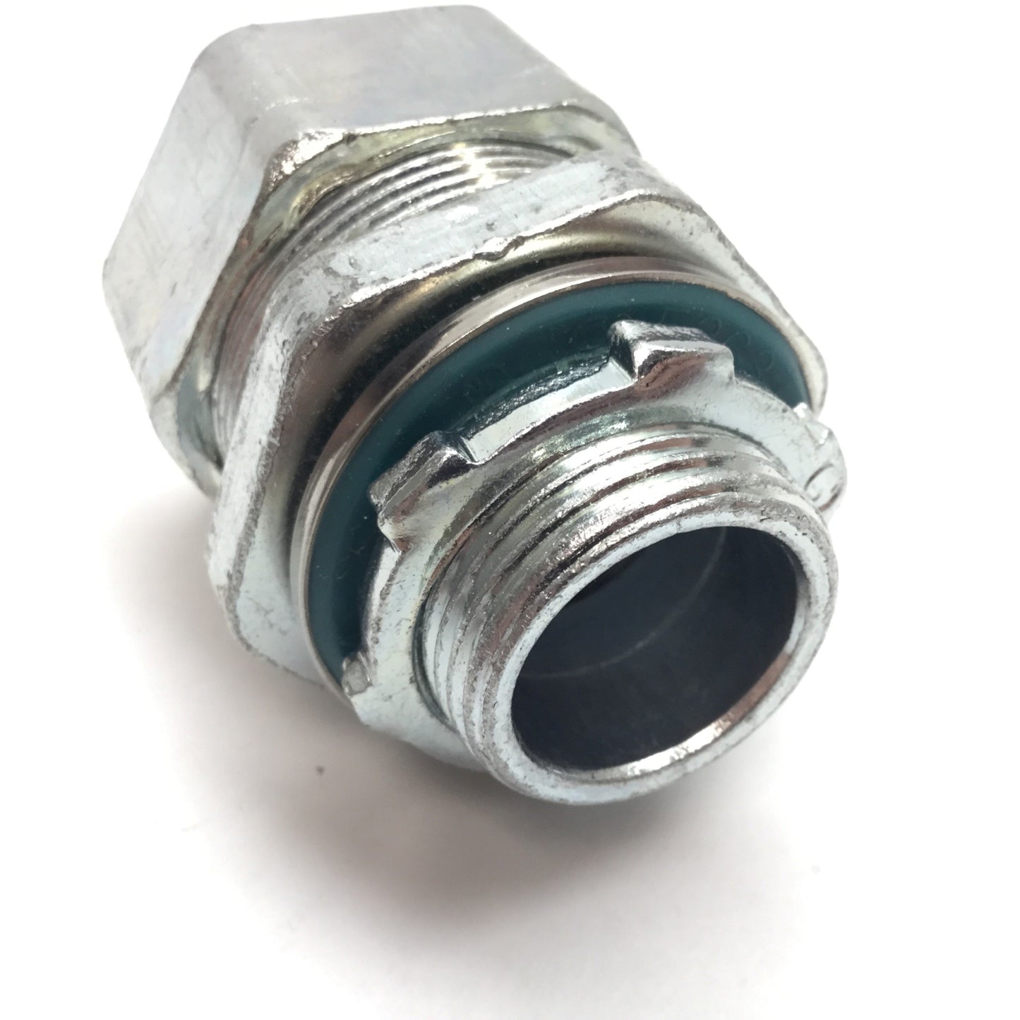 Used Crouse Hinds Panel Mount Cord Grip, 3/4" NPT Male, Rubber Gland 3/4" ID