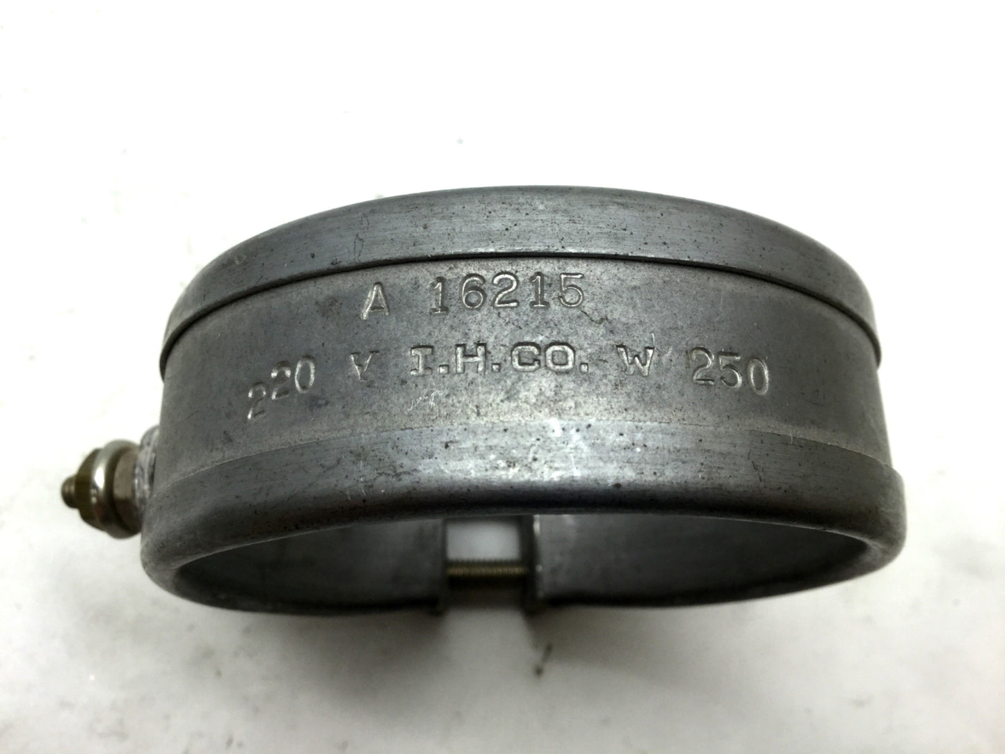 Used IHCO A 1621 Nozzle Heater Band, 220V 250W, ID: 2.55", OD: 2.9", W: 1"