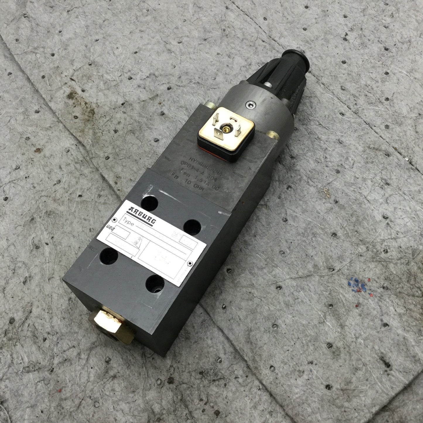 Used ARBURG Bosch DBETB-10/80 Proportional Pressure Relief Valve W/Position Feedback