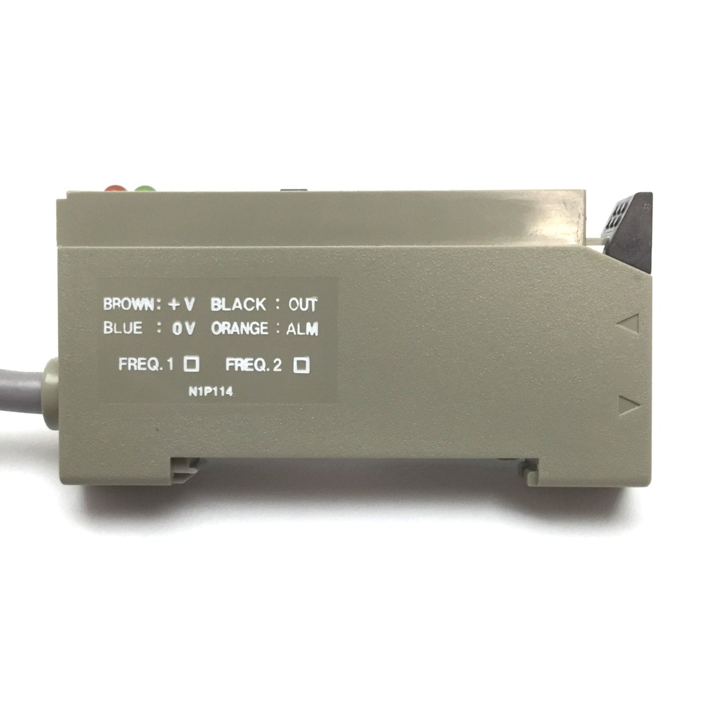 Used SunX FX-7P Sensitivity Setting Fiber Sensor, 12-24VDC, PNP, *Missing Cover*