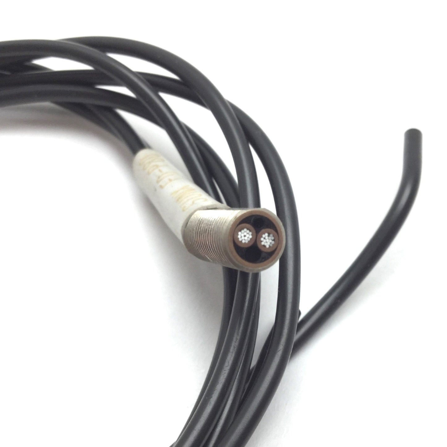 Used Lot of 2 Sunx FD-P80 Diffuse Fiber Optic Cable, M6 Barrel, 2x Bundles
