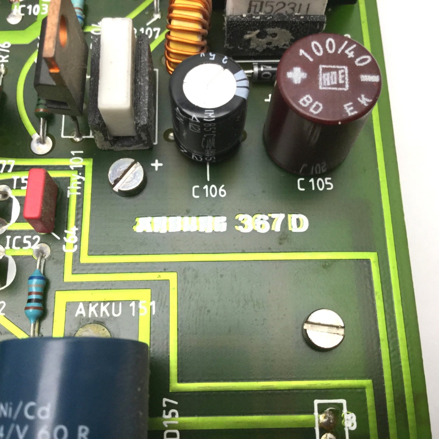 Used ARBURG Dialogica S-N 63.606 367D NR.00142 Power Supply Card Position No. 1