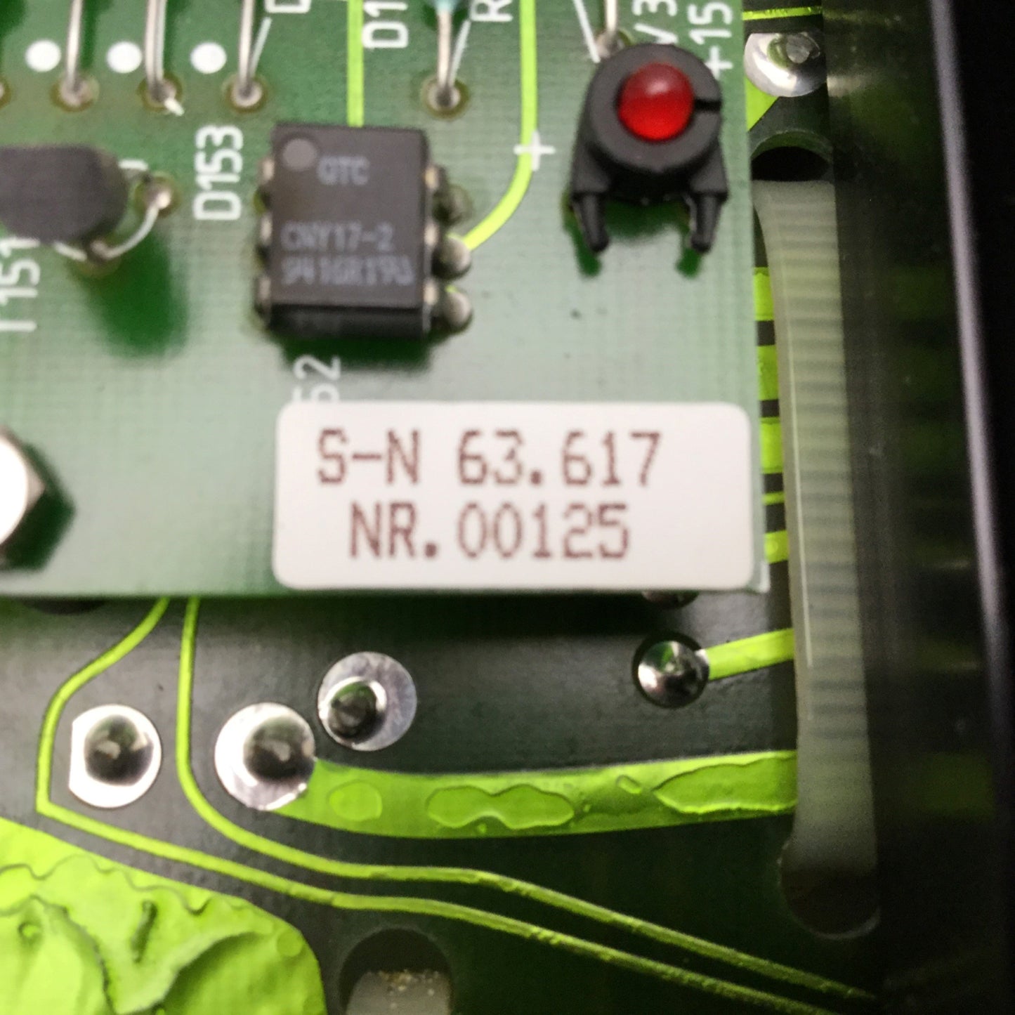 Used ARBURG Dialogica S-N 63.606 367D NR.00142 Power Supply Card Position No. 1