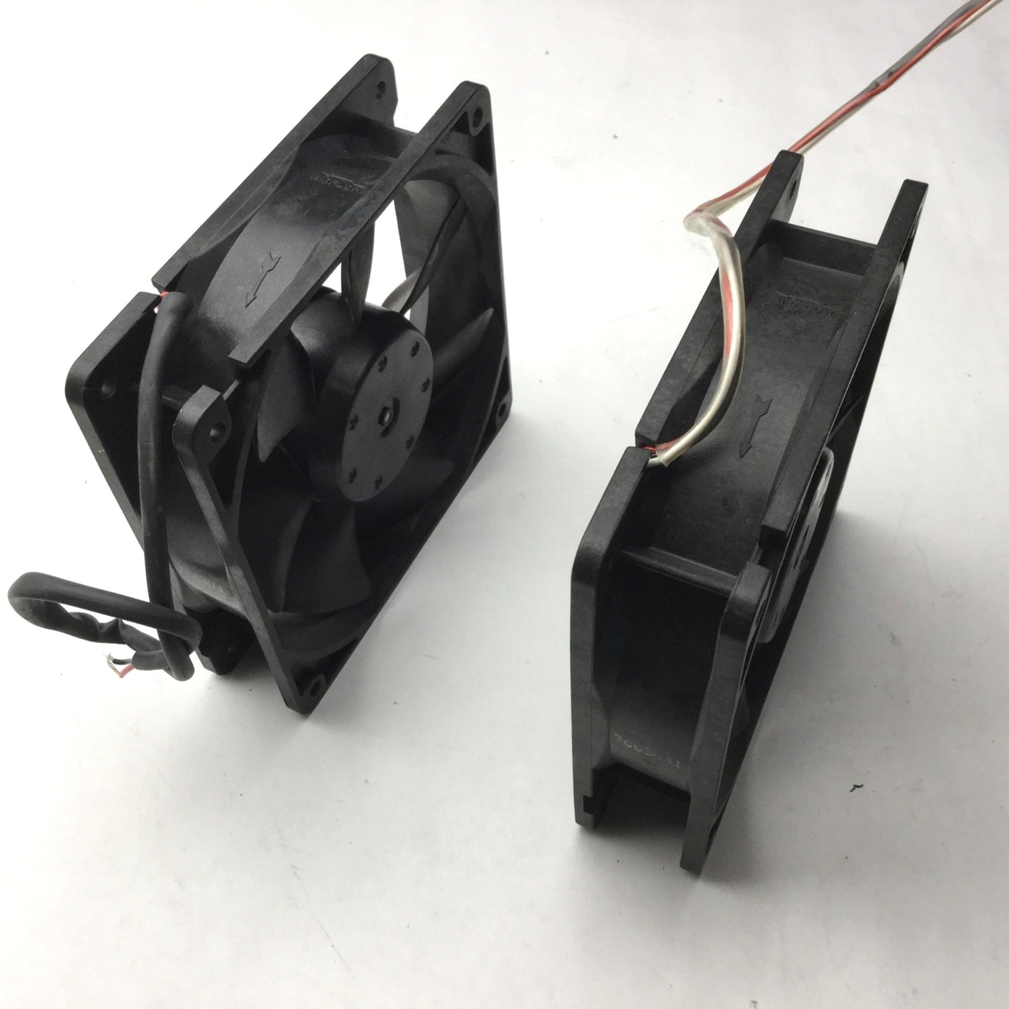 Used Lot of 2 NMB-MAT 4712KL-05W-B49 Cooling Fan, 24VDC, 0.48A, 4.625"x4.625"x1.25"