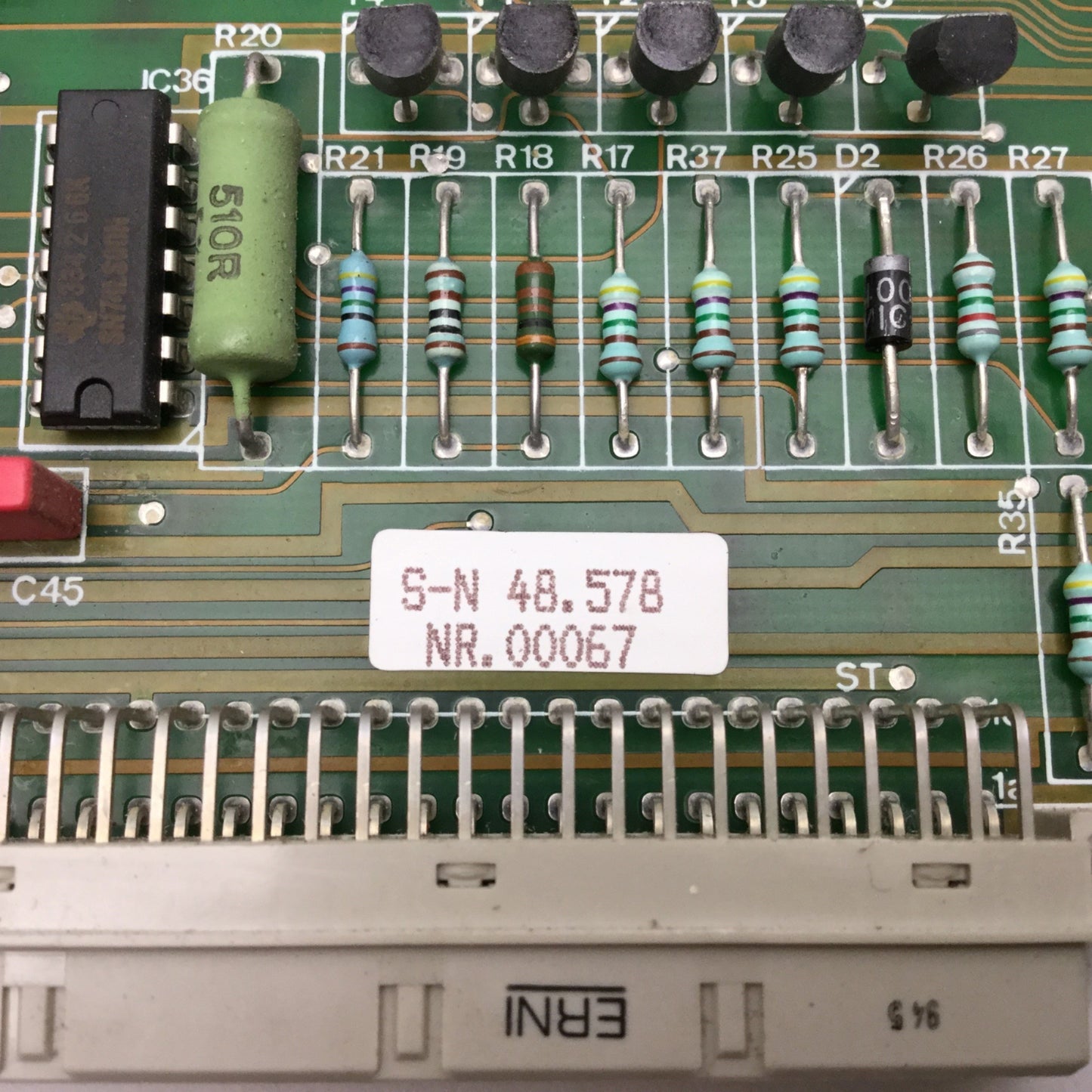 Used ARBURG Dialogica S-N 48.578 NR.00067 ARB 251C CPU Card Slot 15 170 CMD 150-45
