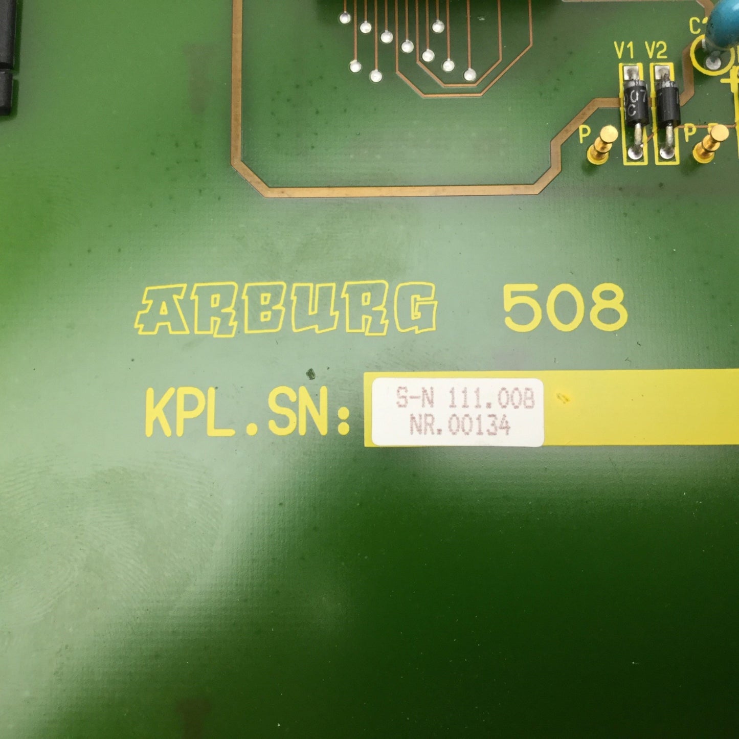 Used ARBURG Dialogic S-N 111.008 NR.00134 ARB 508 Memory Module Slot 16 170 CMD150-45