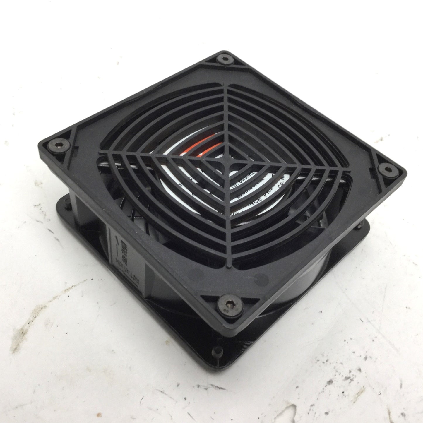 Used Dayton LR206189 4WT46 AC Axial Fan, 115 CFM, 115VAC 60/50Hz, 0.24/0.26A, 20/22W