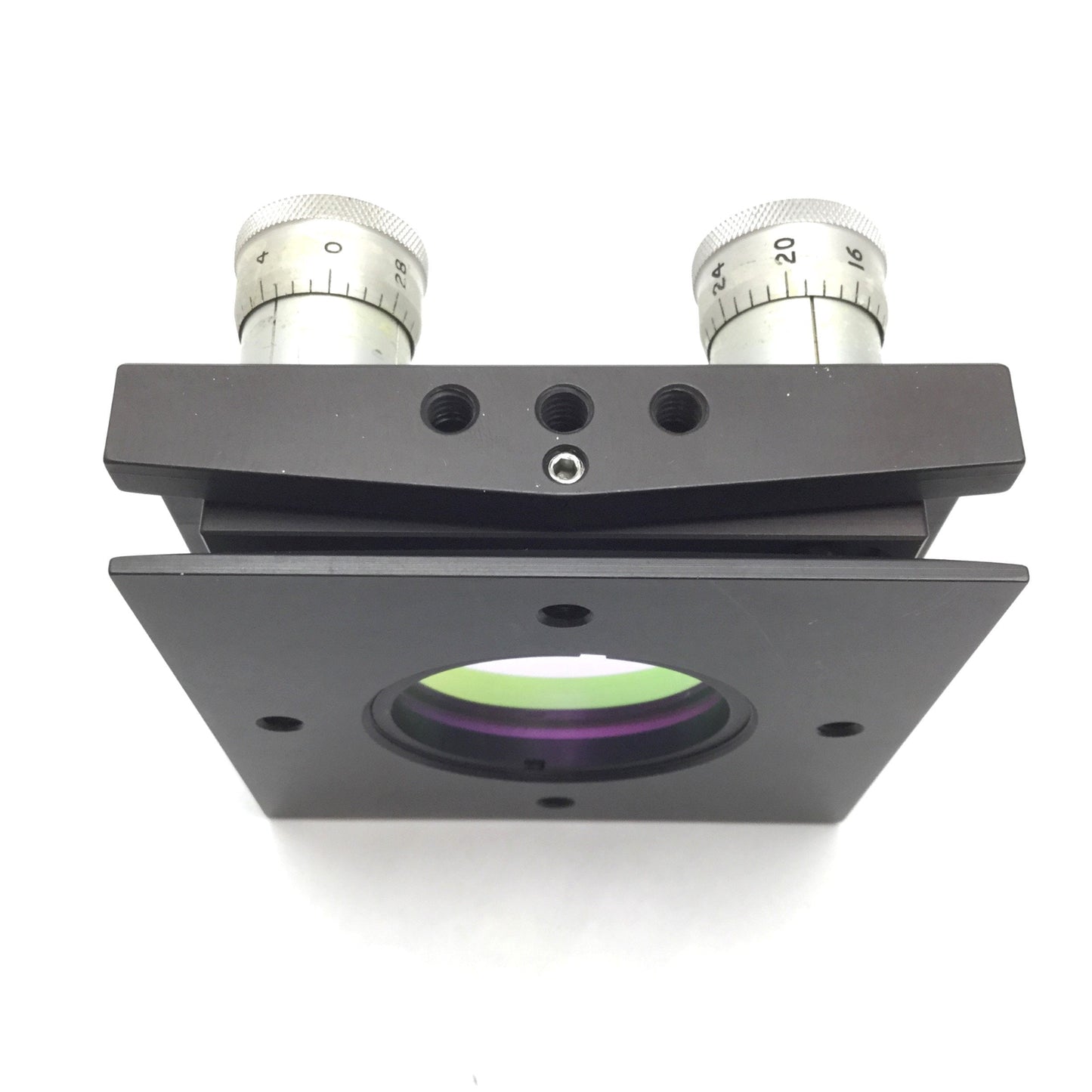 Used Aerotech AOM105-2 Optical Manual Gimbal Mount, 1-3/4" Mirror, Range ñ5ø