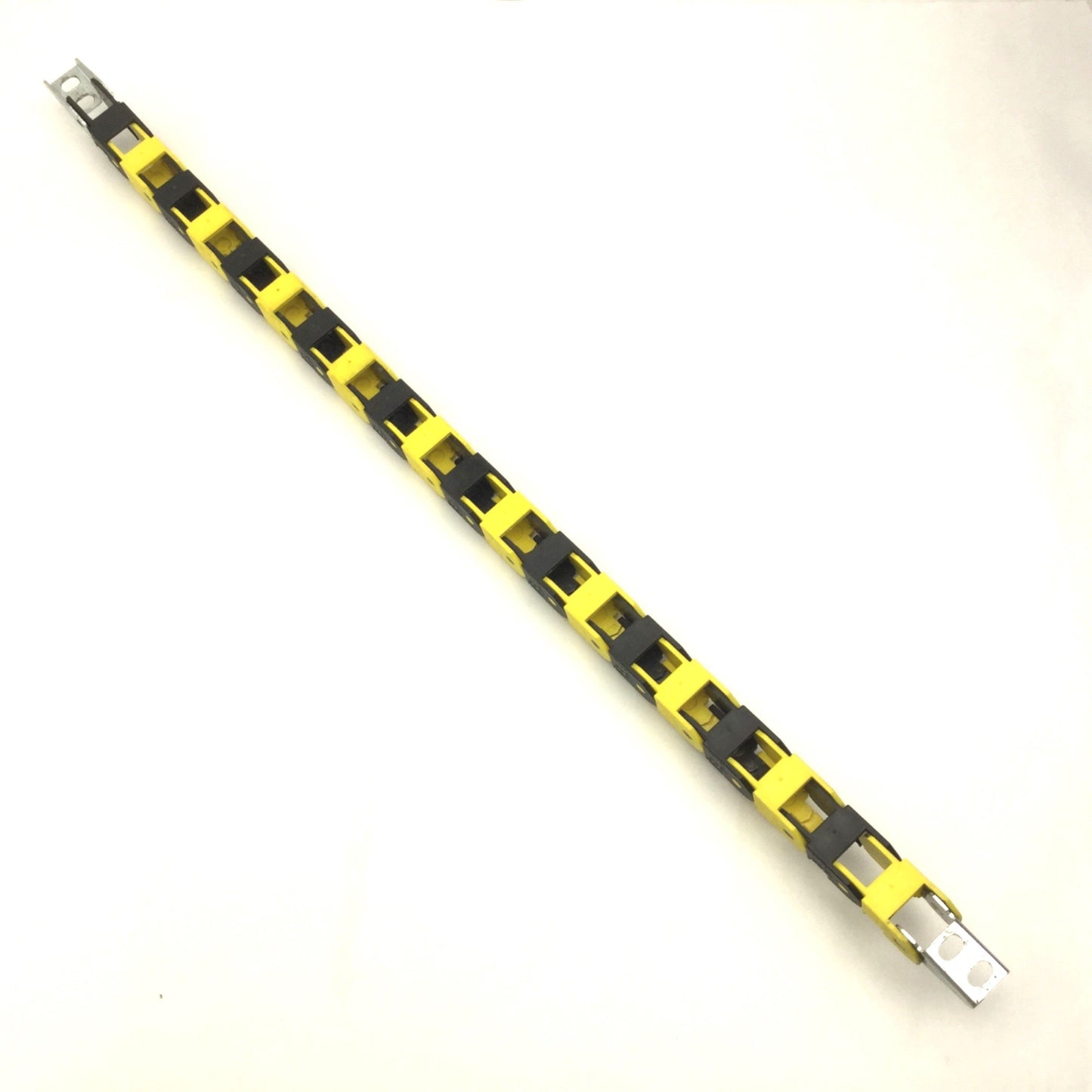 Used Igus 15.1.48 Energy Chain, Length: 24" x 1" (W) x 15/16" (H) With End Connectors