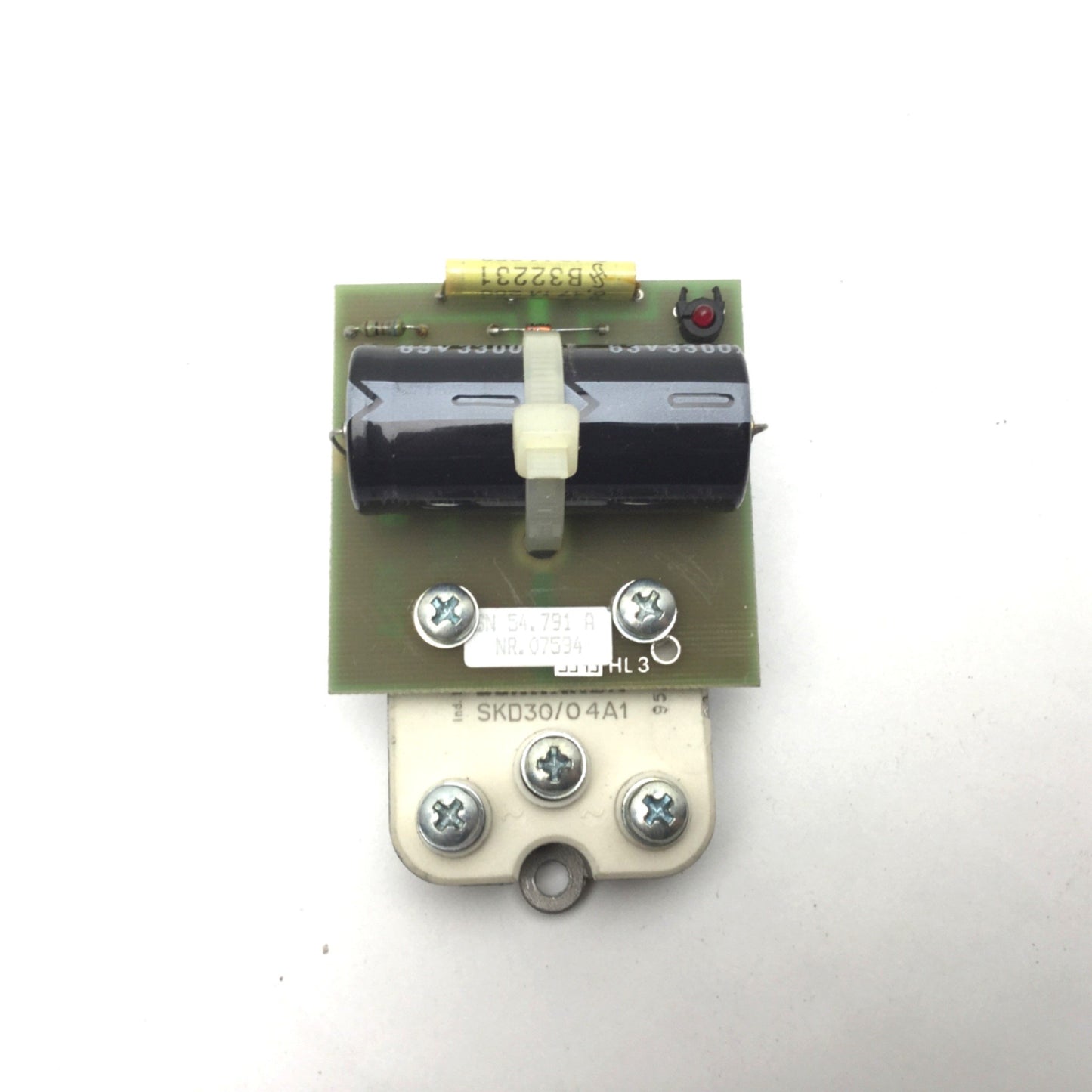 Used ARBURG SN 54.791 A 54.407 NR.07594 ARB 333A W/Semikron SKD30/0 4A1 Rectifier