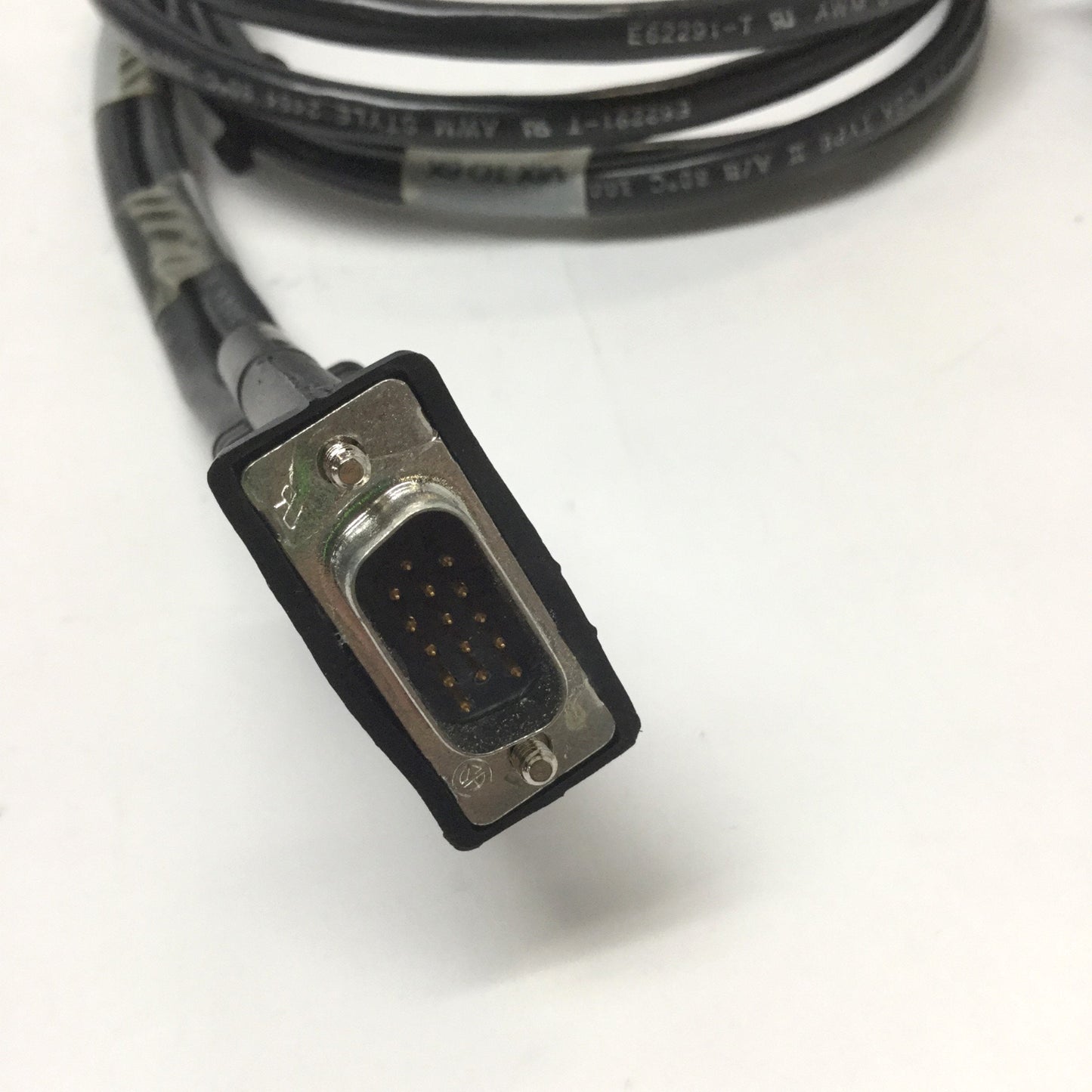 Used Parker 71-021135-04 REV A Command Cable, ViX to 6K Servo Indexer Drive, 4' Long