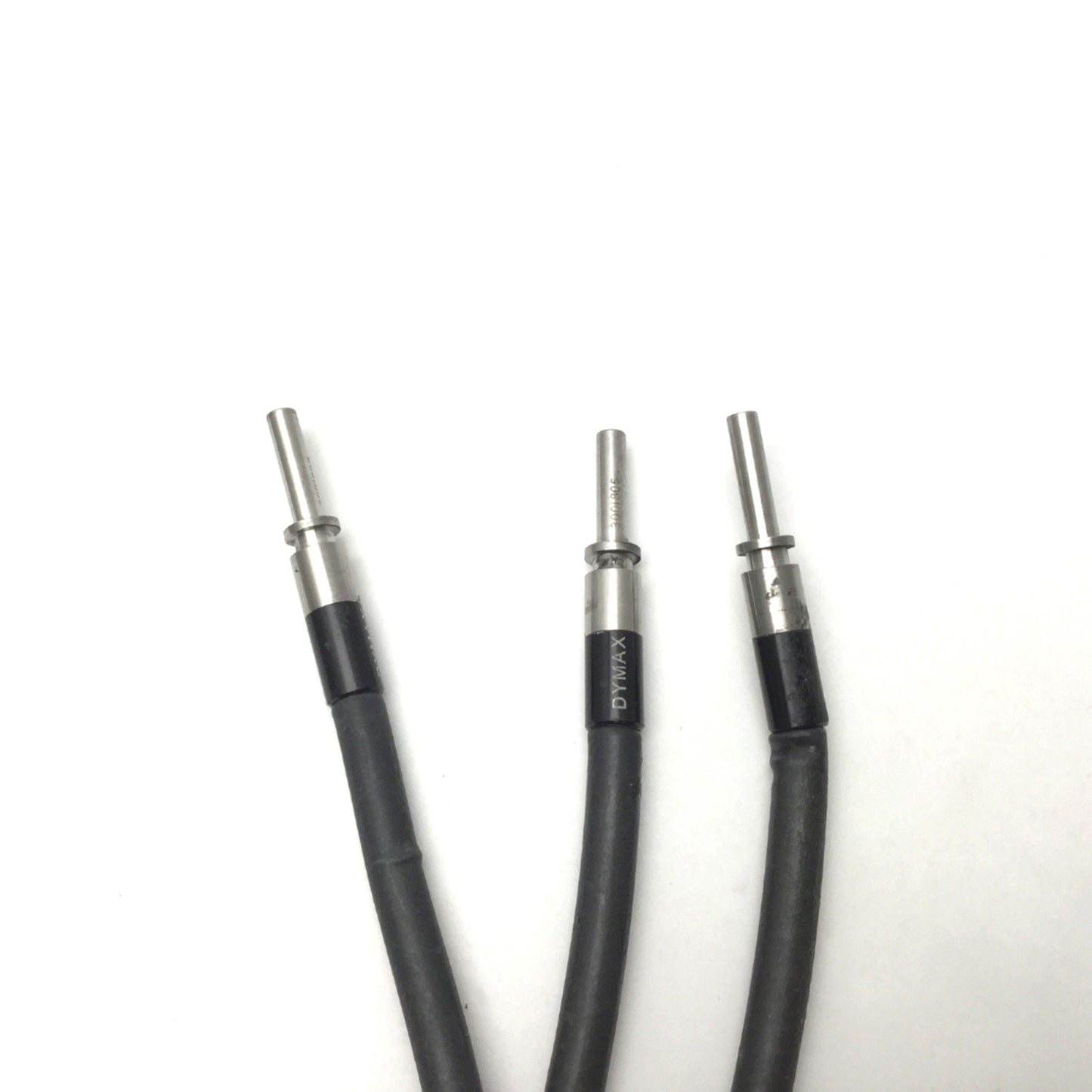 Used Dymax 38477 UV Curing Liquid Light Guide, 3-Pole, 1m 3 x 3mm Bundle D-Style