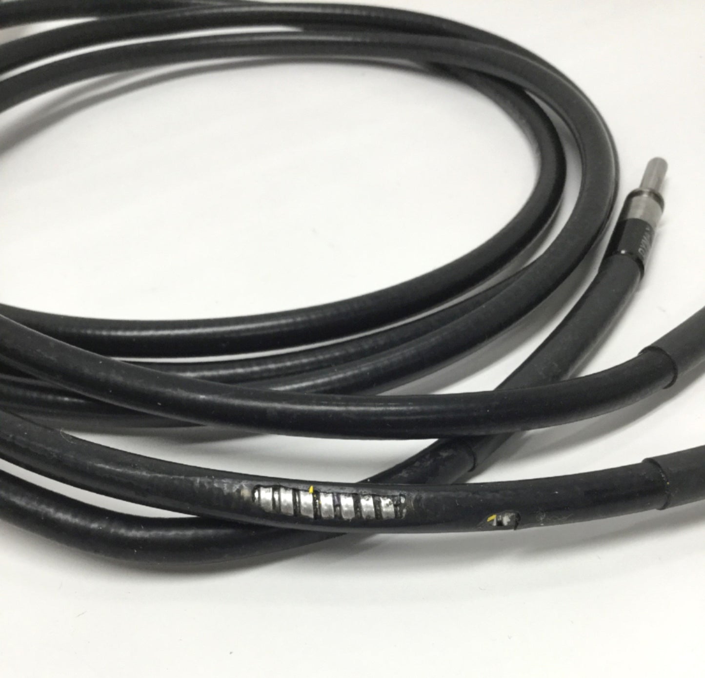 Used Dymax 38477 UV Curing Liquid Light Guide, 3-Pole, 1m 3 x 3mm Bundle D-Style