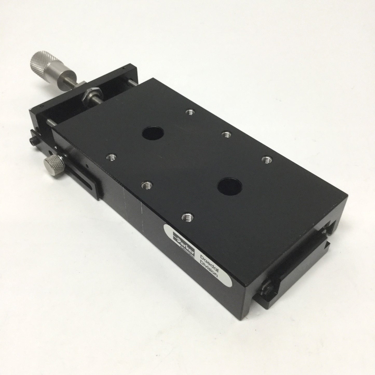 Used Parker CR4703 Crossed Roller Manual Linear Positioning Stage, 0.75" Travel