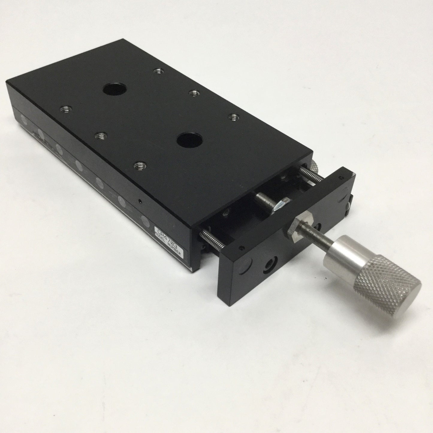 Used Parker CR4703 Crossed Roller Manual Linear Positioning Stage, 0.75" Travel