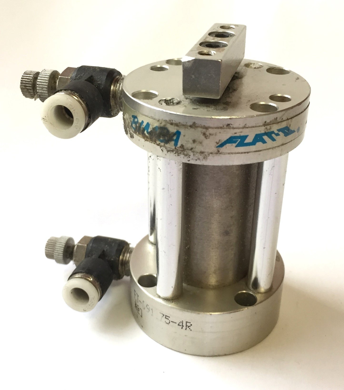 Used Bimba FT-091.75-4R Pneumatic Cylinder Double Acting Bore: 1-1/16" Stroke: 1-3/4"