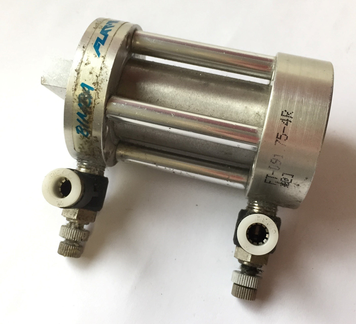 Used Bimba FT-091.75-4R Pneumatic Cylinder Double Acting Bore: 1-1/16" Stroke: 1-3/4"