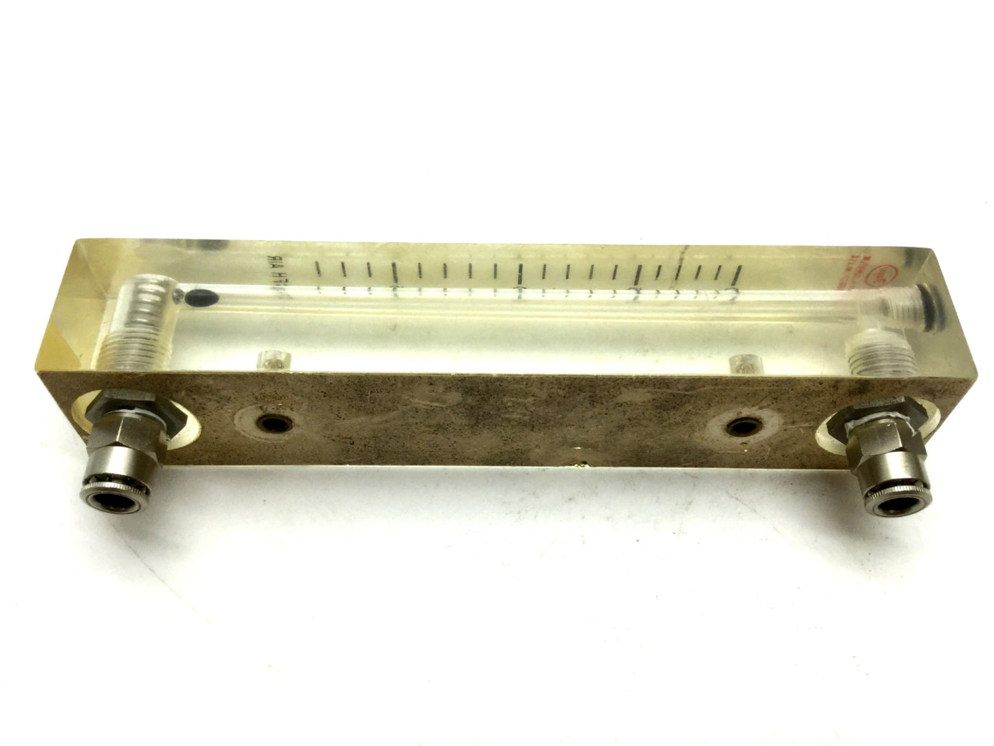 Used Dwyer VFB-51 Flow Meter 4" Scale 2-20 SCFH Air