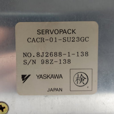 Used Yaskawa CACR-01-SU23GC Rev. B1 Servopack, for Epson SRC-320 Robot Controller