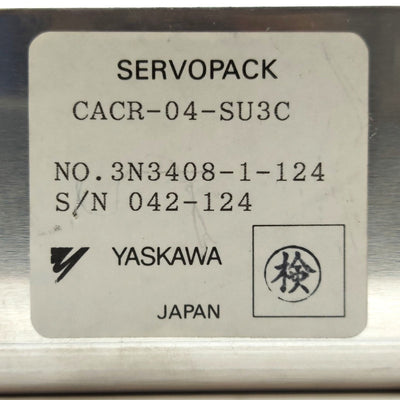 Used Yaskawa CACR-04-SU3C Servopack for Epson RC420 Robot Controller
