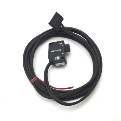 Used KEYENCE LV-NH32 Adjustable Beam Spot Reflective Sensor Head Sense Distance: 47"
